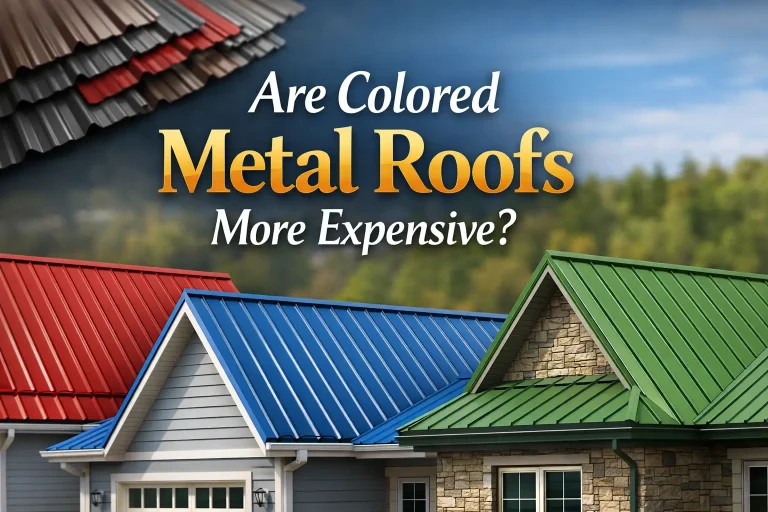 Are Colored Metal Roofs More Expensive