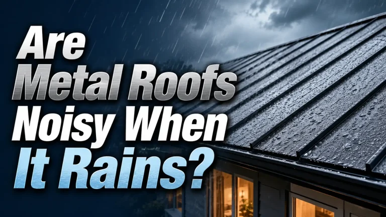 Are Metal Roofs Noisy When It Rains