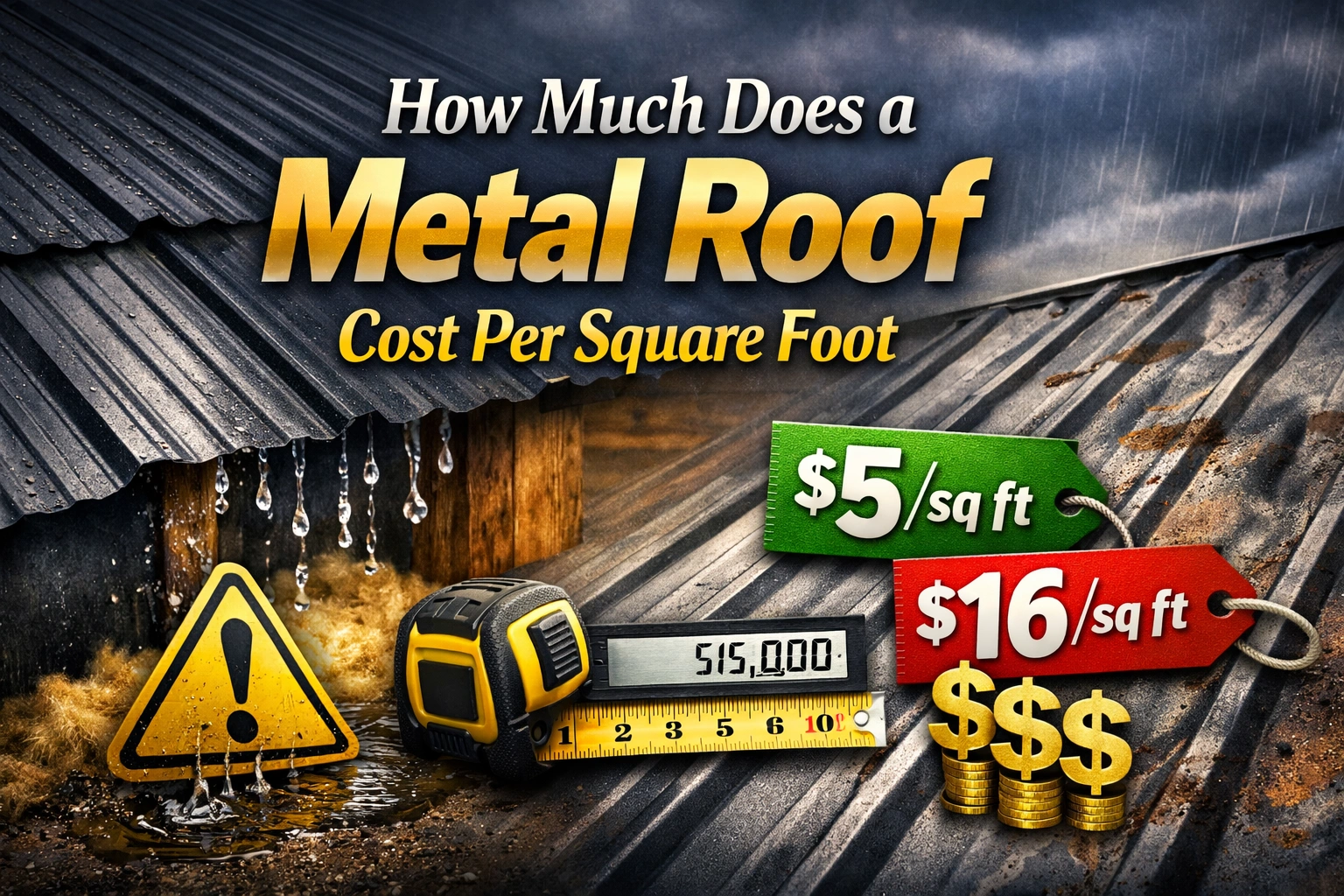How Much Does a Metal Roof Cost Per Square Foot