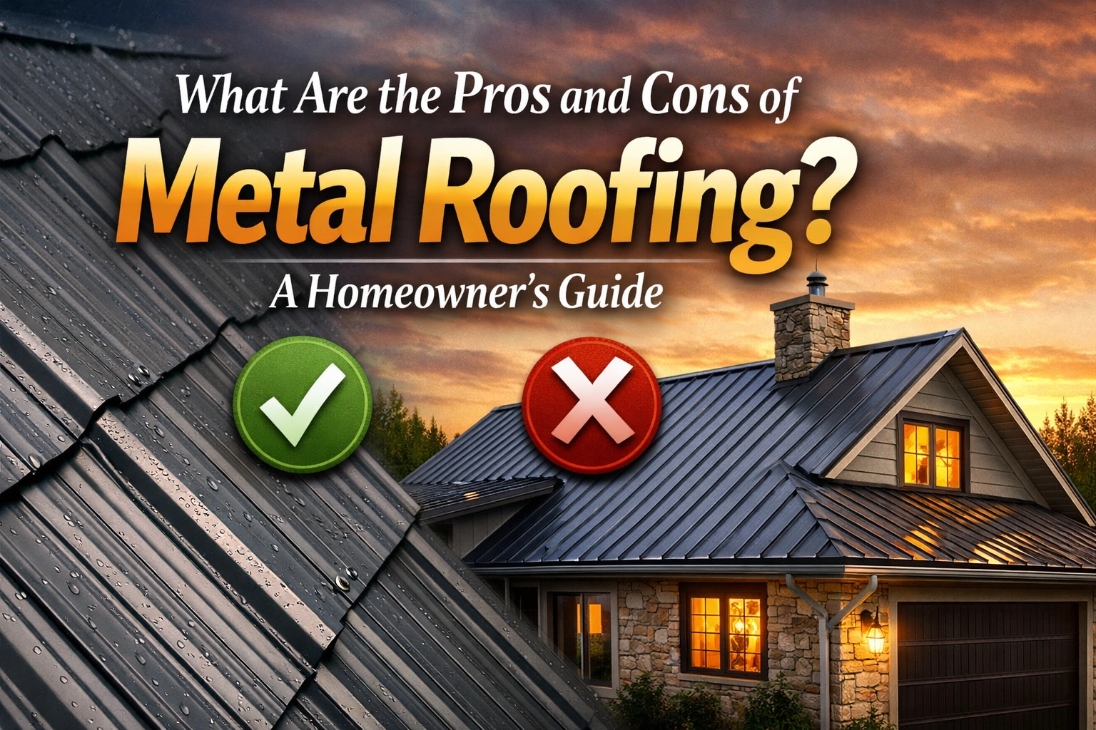 what are the pros and cons of metal roofing