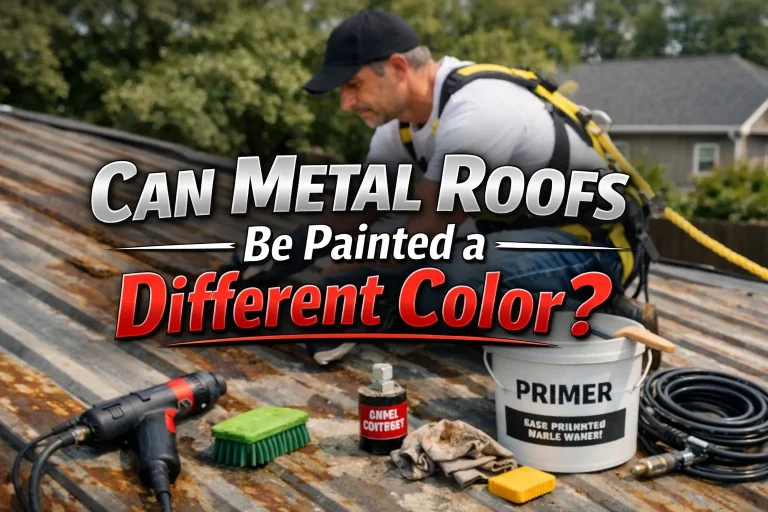 Can Metal Roofs Be Painted a Different Color