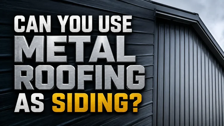 Can You Use Metal Roofing as Siding