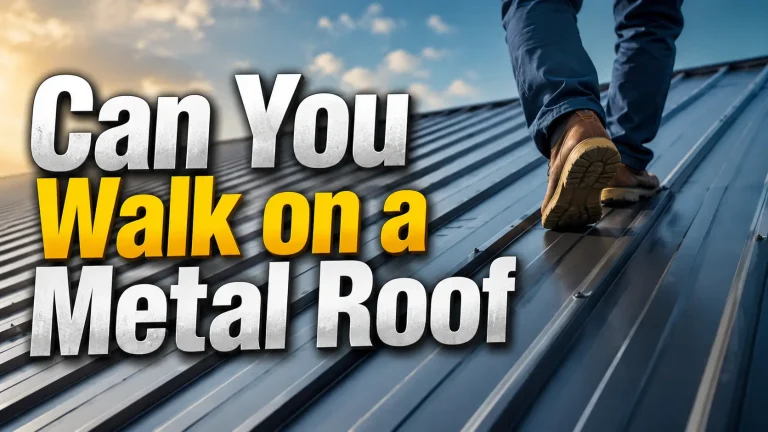 Can You Walk on a Metal Roof