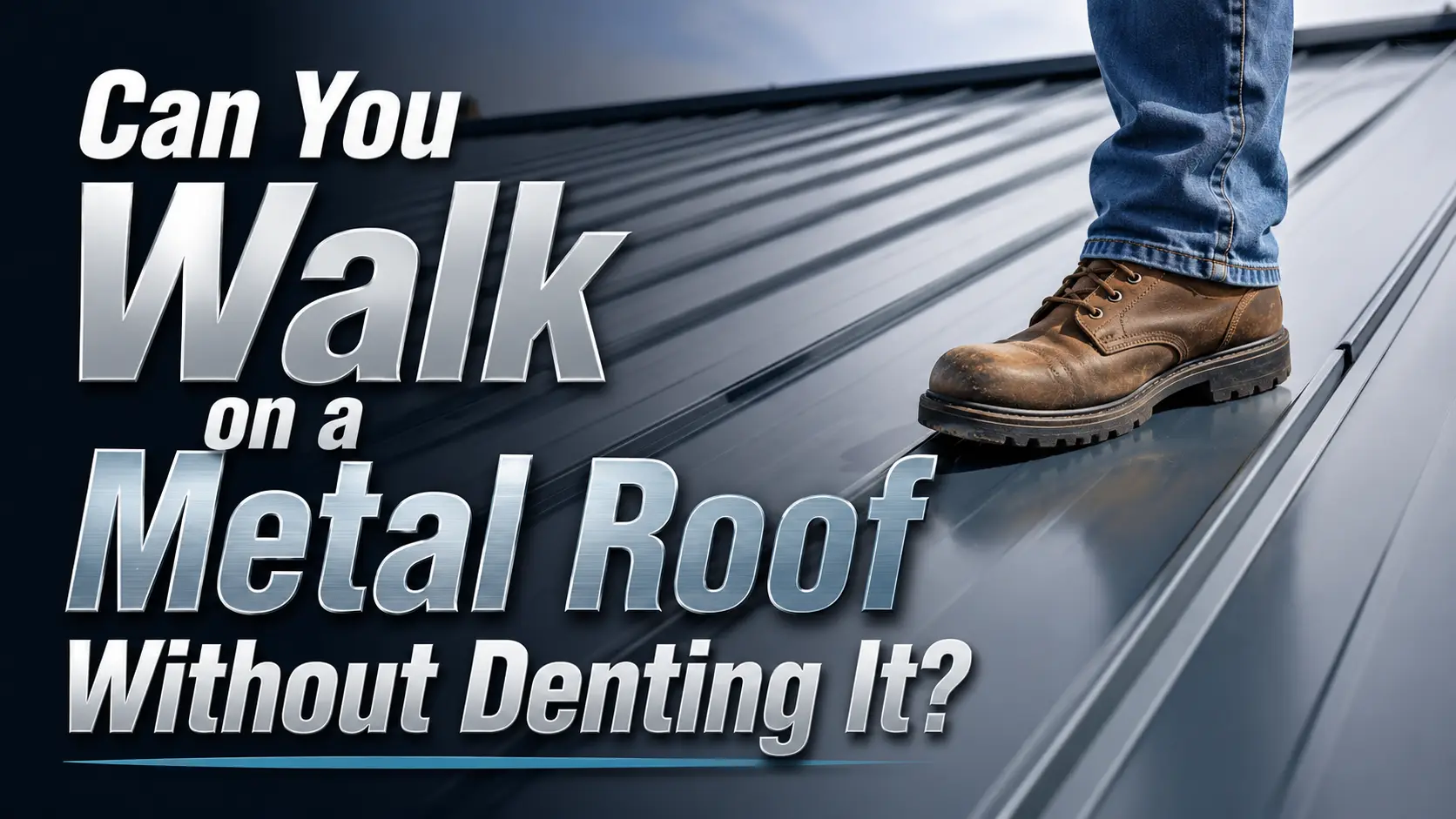 Can You Walk on a Metal Roof Without Denting It