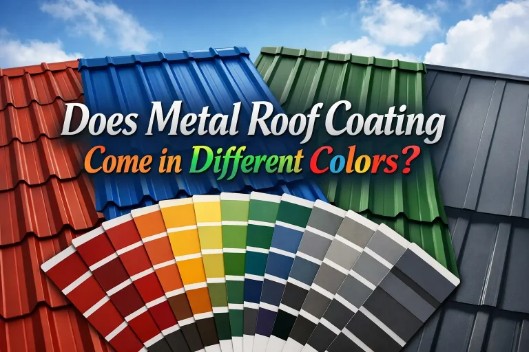 Does Metal Roof Coating Come in Different Colors?