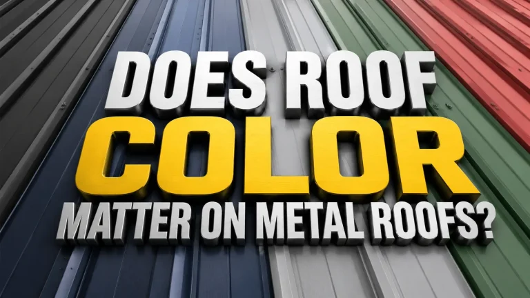 Does Roof Color Matter on Metal Roofs