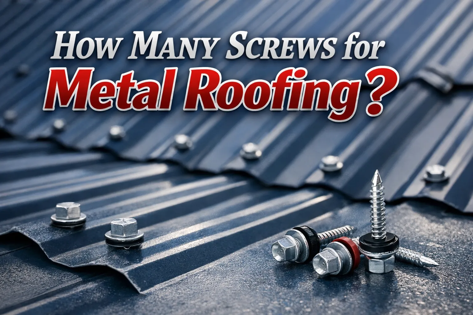 How Many Screws for Metal Roofing