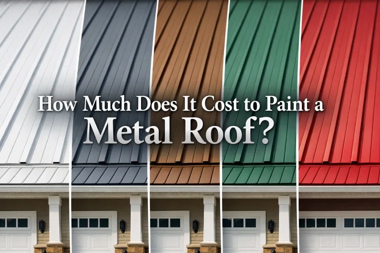 How Much Does It Cost to Paint a Metal Roof