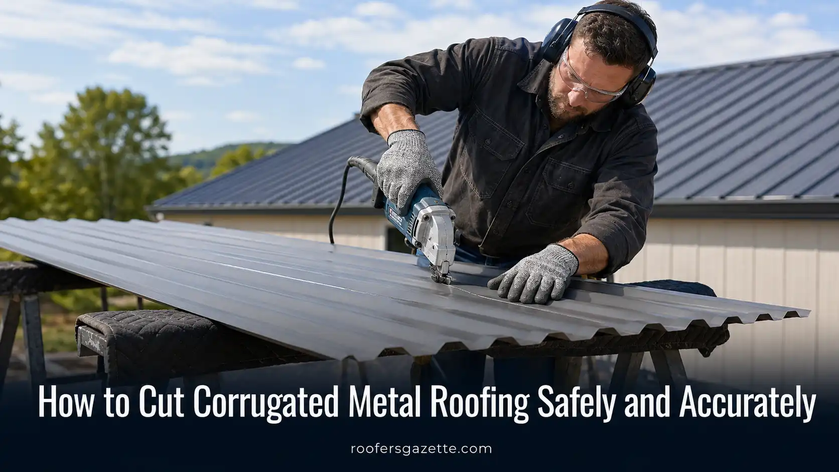 How to Cut Corrugated Metal Roofing Safely and Accurately