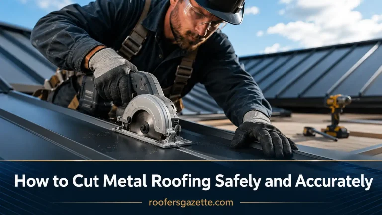 How to Cut Metal Roofing Safely and Accurately