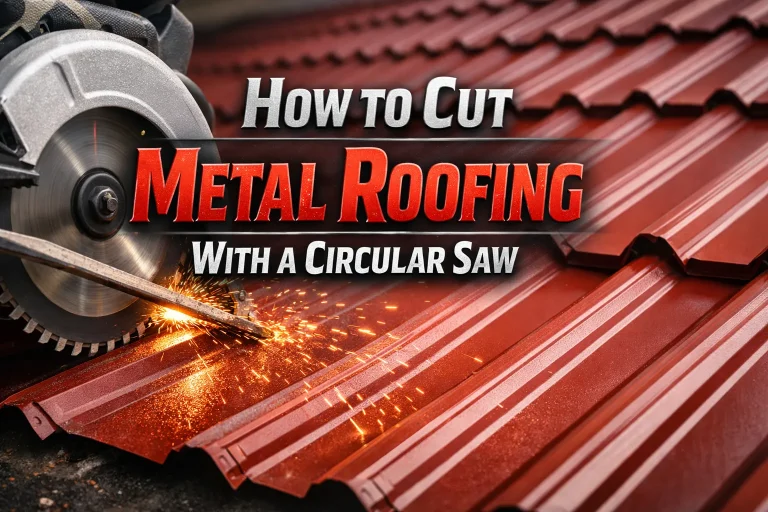 How to Cut Metal Roofing With a Circular Saw