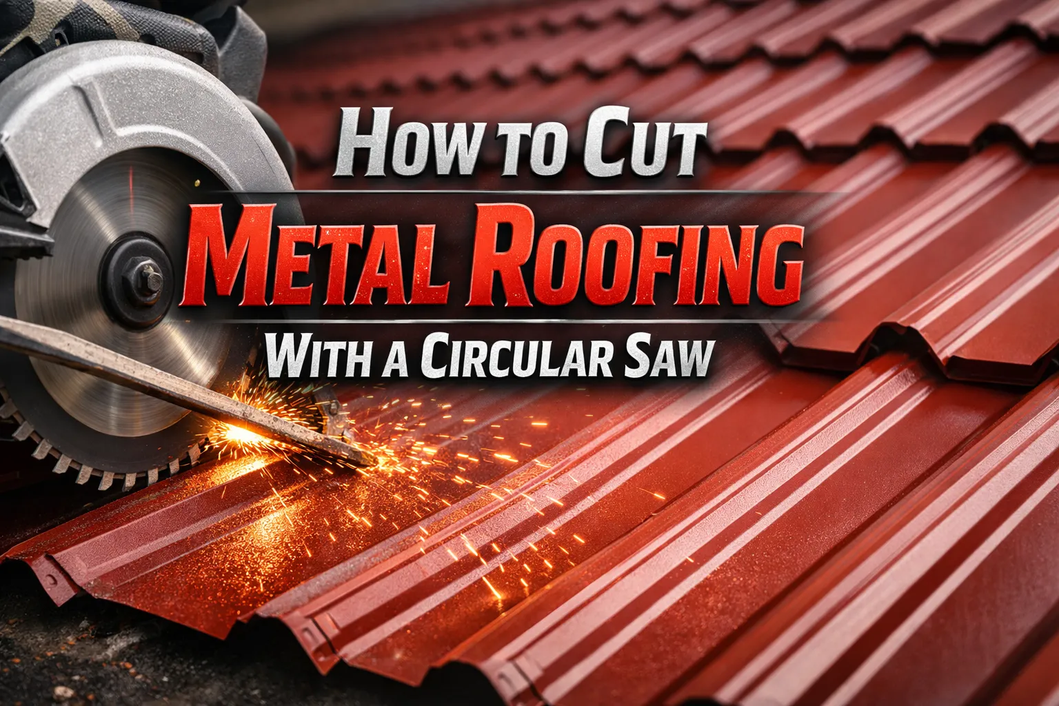 How to Cut Metal Roofing With a Circular Saw