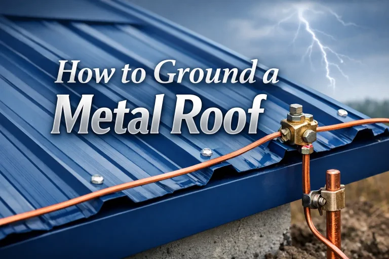 How to Ground a Metal Roof