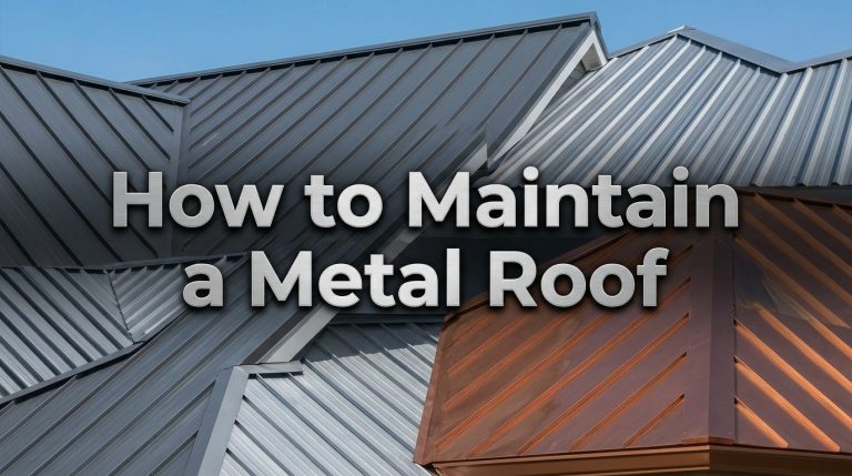 How to Maintain a Metal Roof