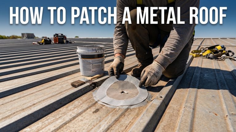 How to Patch a Metal Roof