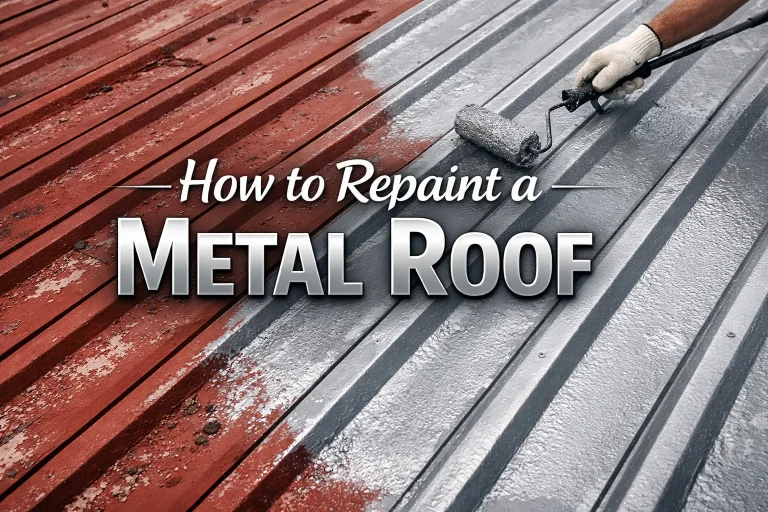 How to Repaint a Metal Roof