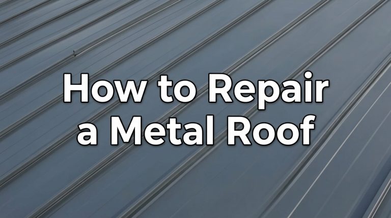 How to Repair a Metal Roof