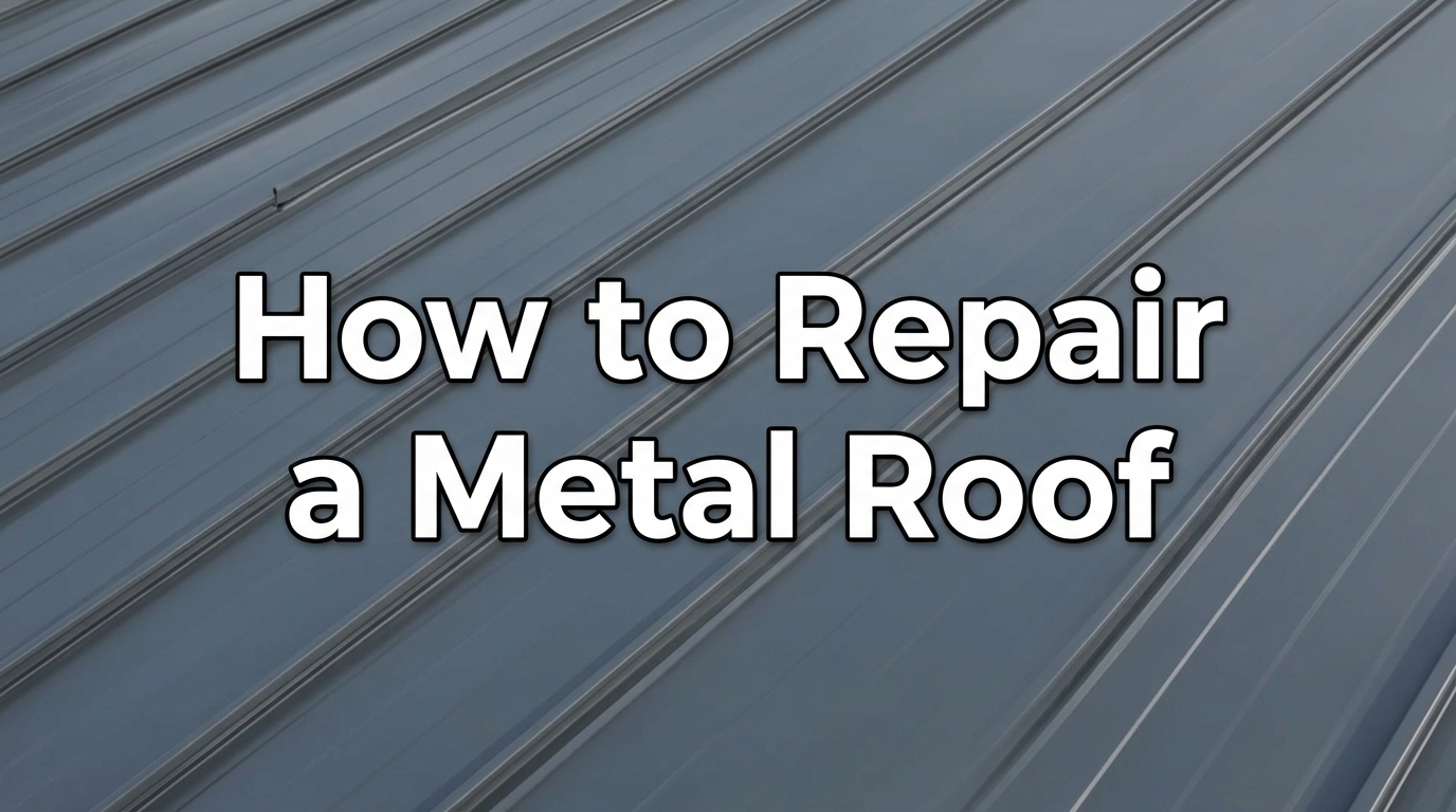 How to Repair a Metal Roof