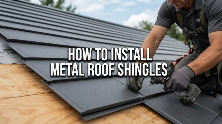 roof inspection before how to install metal roof shingles on a home