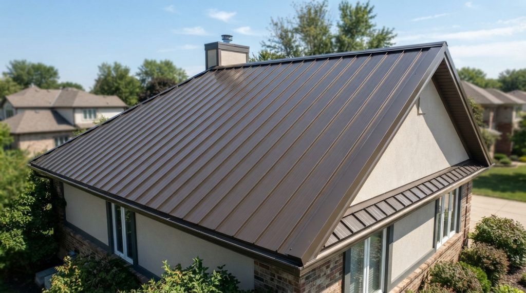 how to install 5v metal roofing with panels underlayment screws and ridge cap