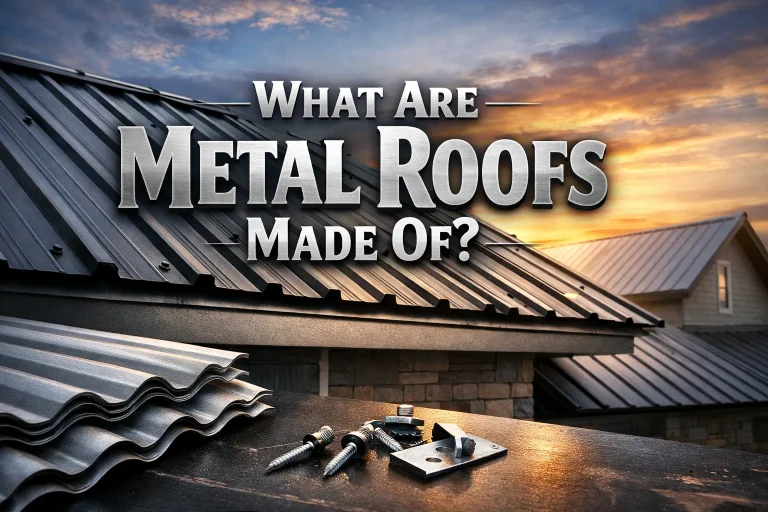 What Are Metal Roofs Made Of