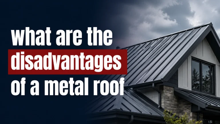 What Are the Disadvantages of a Metal Roof