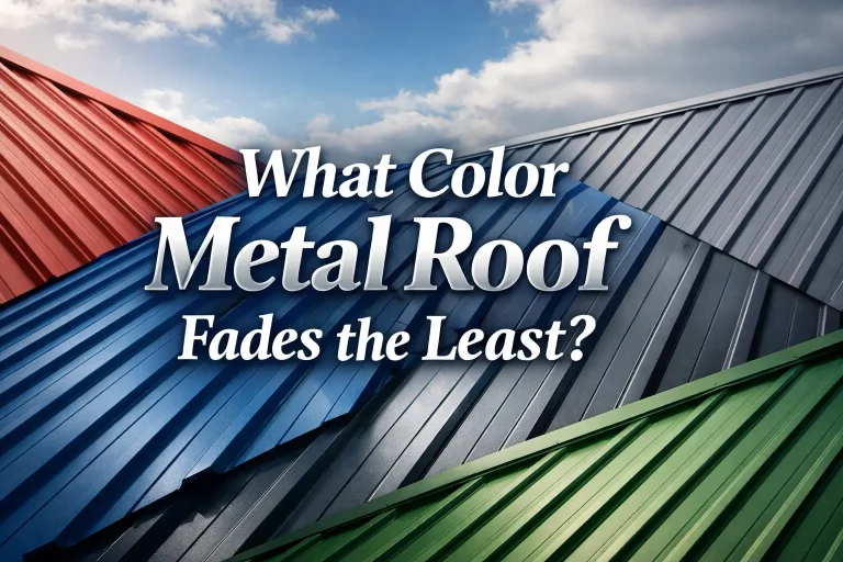 What Color Metal Roof Fades the Least