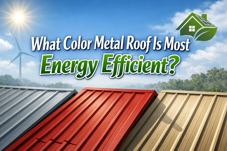 What Color Metal Roof Is Most Energy Efficient?