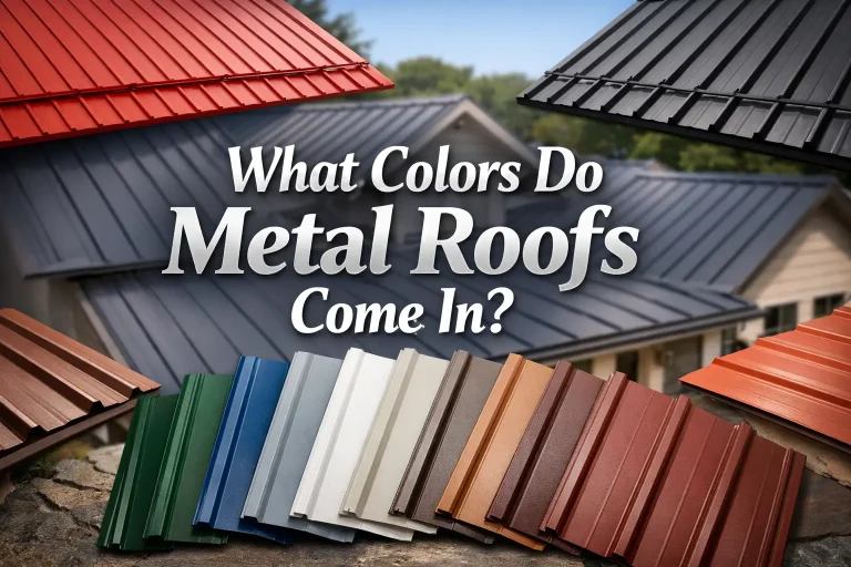 What Colors Do Metal Roofs Come In?