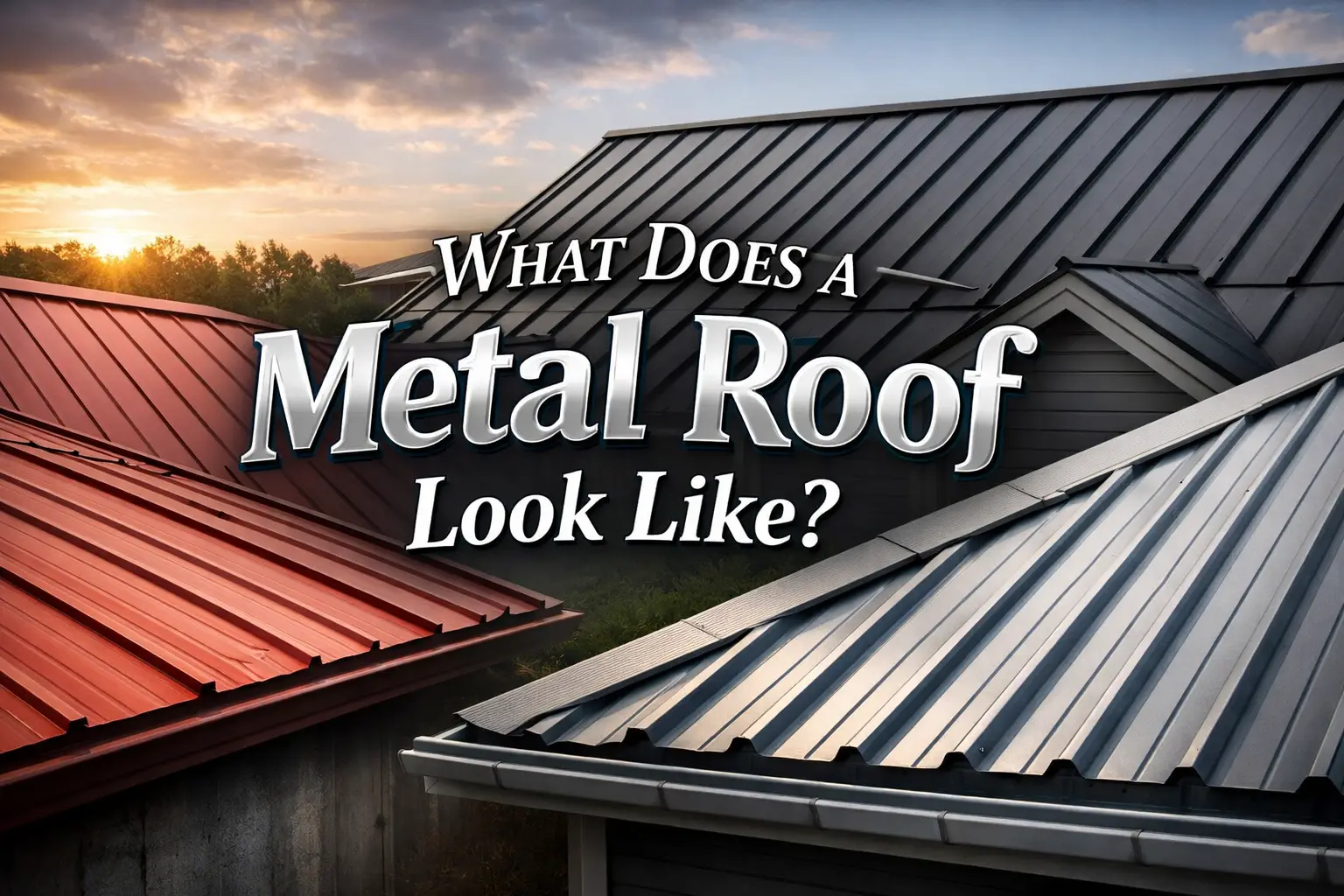 What Does a Metal Roof Look Like