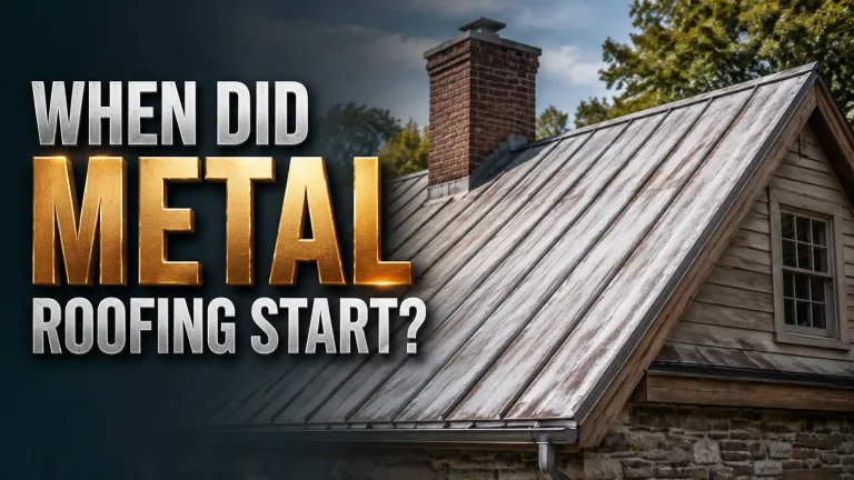 When Did Metal Roofing Start