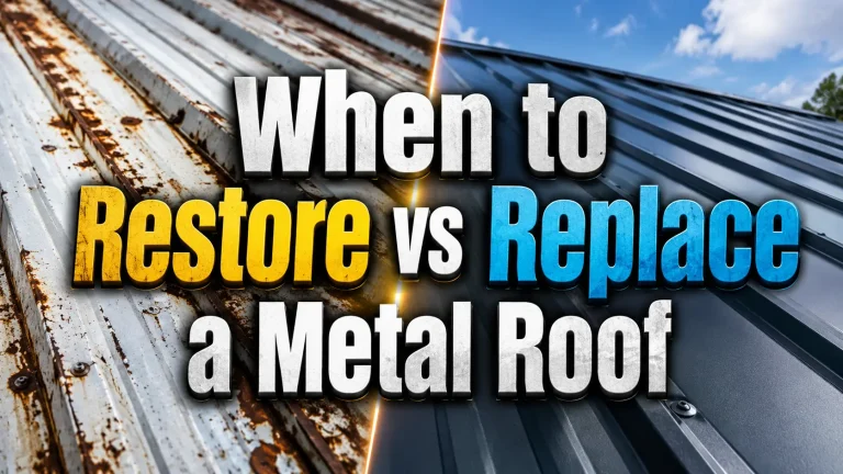 When to Restore vs Replace a Metal Roof