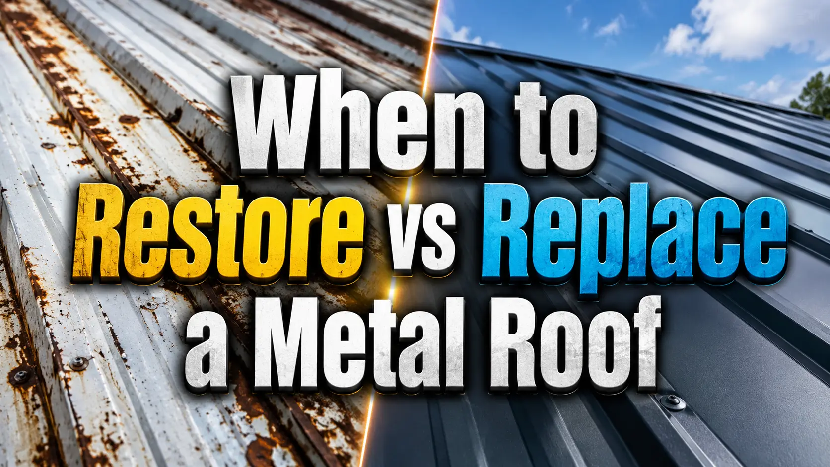 When to Restore vs Replace a Metal Roof
