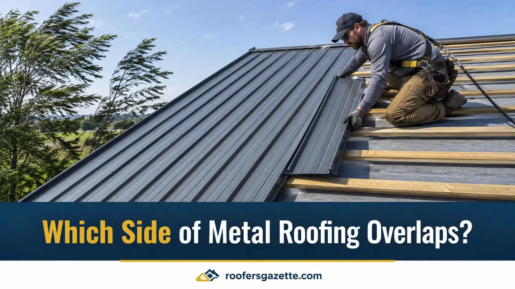 Which Side of Metal Roofing Overlaps