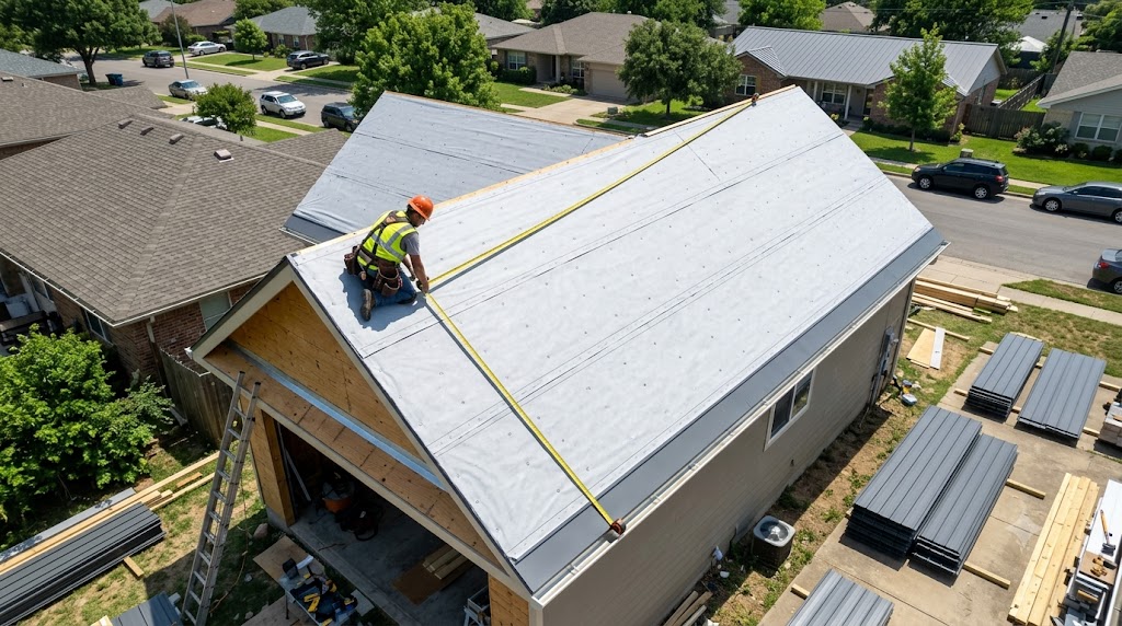 how to square a roof for metal roofing using diagonal measurements