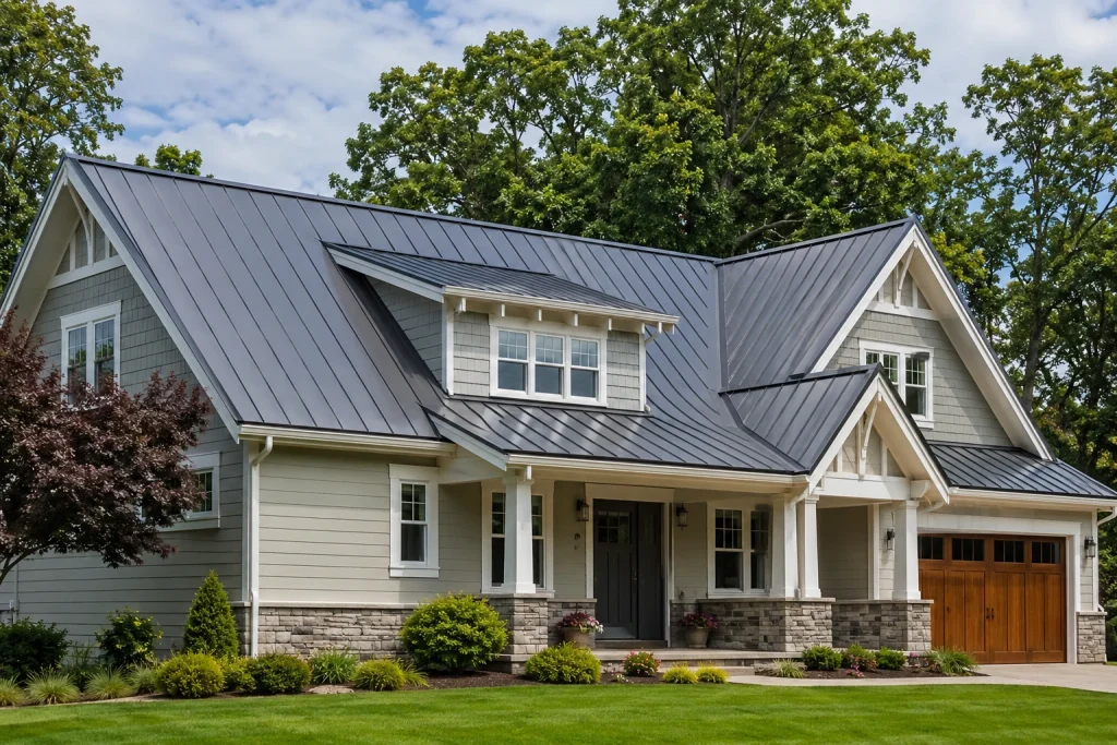 A properly installed metal roof can protect a home for decades.