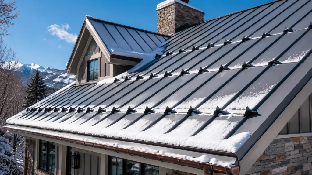 what are snow guards for metal roofs installed on a standing seam roof