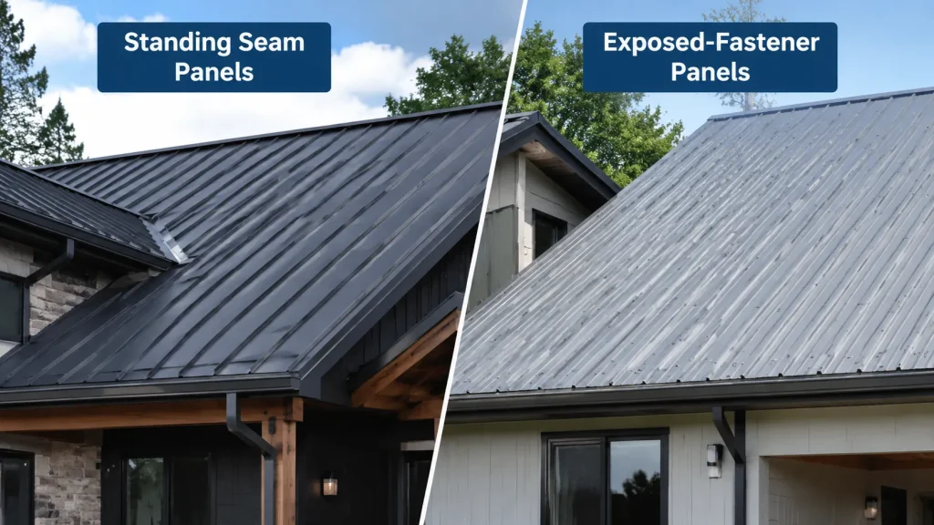 how much is metal roofing per square for different metal roof styles