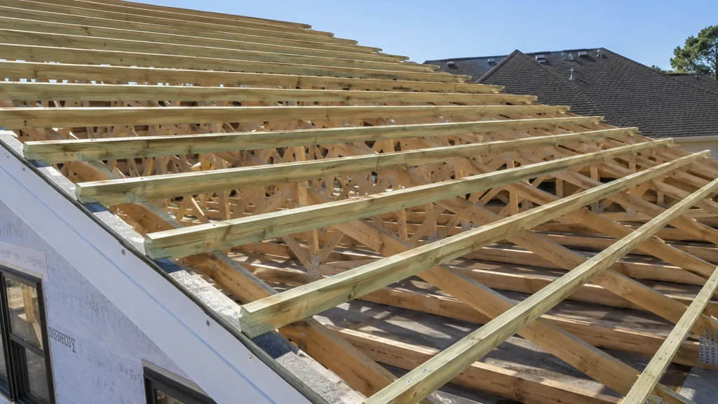 how to install purlins for metal roof framing before metal panels