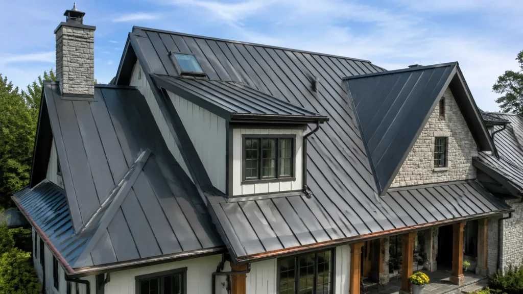 why are metal roofs so expensive on complex residential roof designs