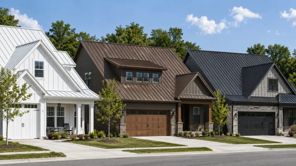 does roof color matter on metal roofs comparison of light and dark metal roofing colors