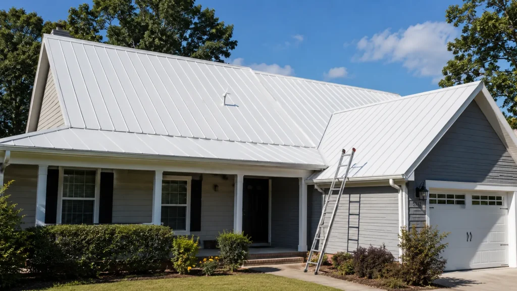 how much does it cost to paint a metal roof after professional coating