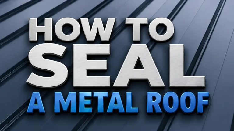 How to Seal a Metal Roof