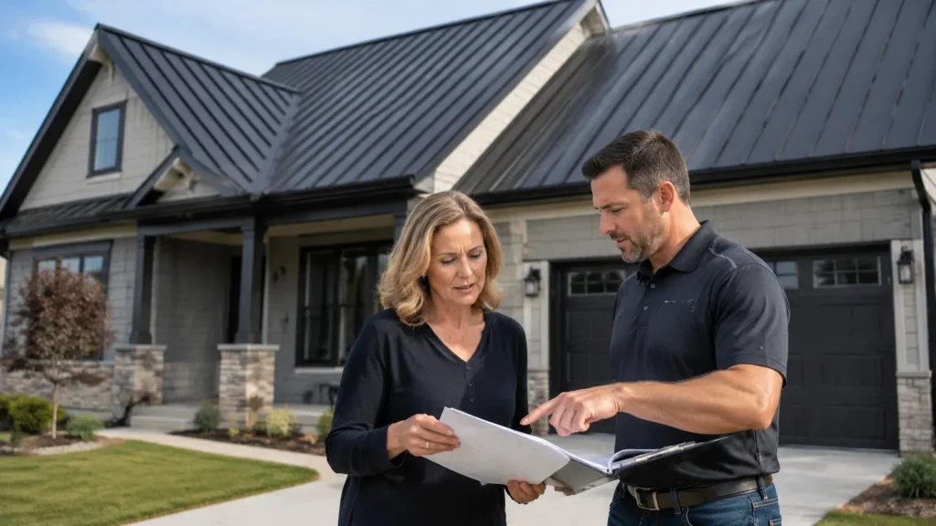 does a metal roof lower your insurance for a well-installed residential metal roof