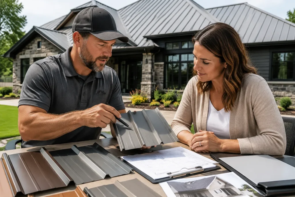 homeowner asking does a metal roof lower your insurance before roof replacement