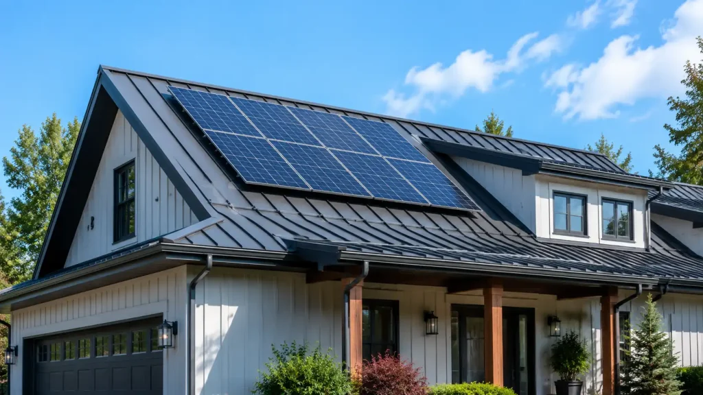 can you put solar panels on a metal roof with standing seam panels