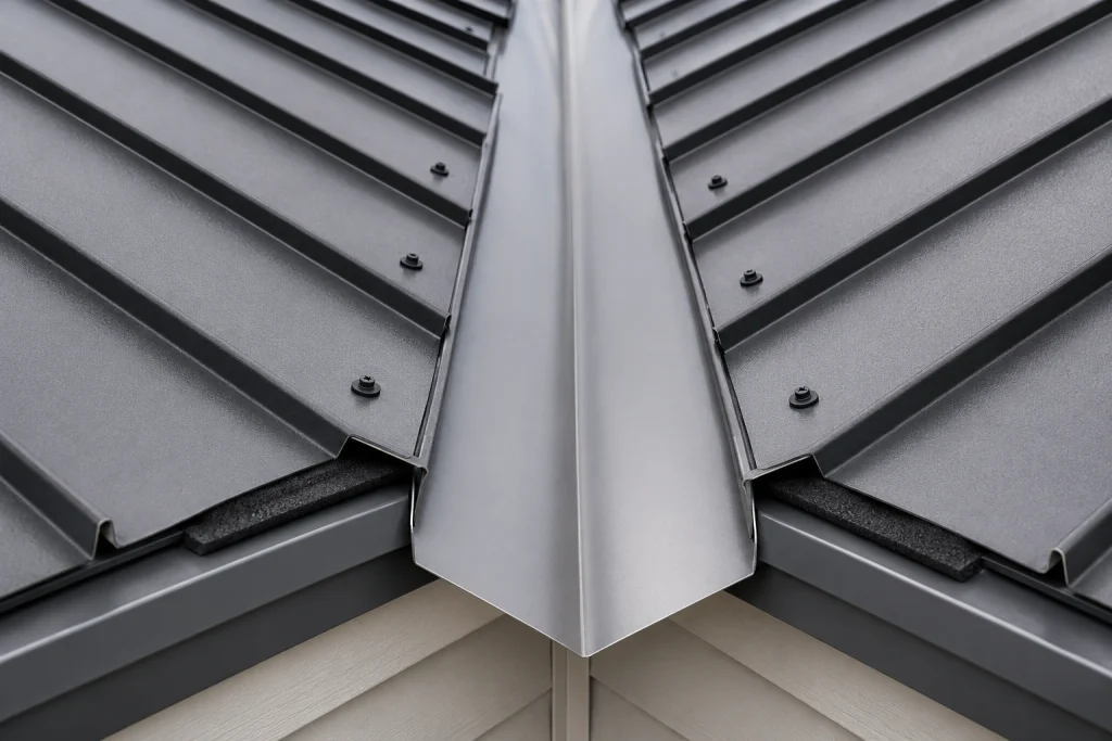 proper screw placement for metal roof valley installation