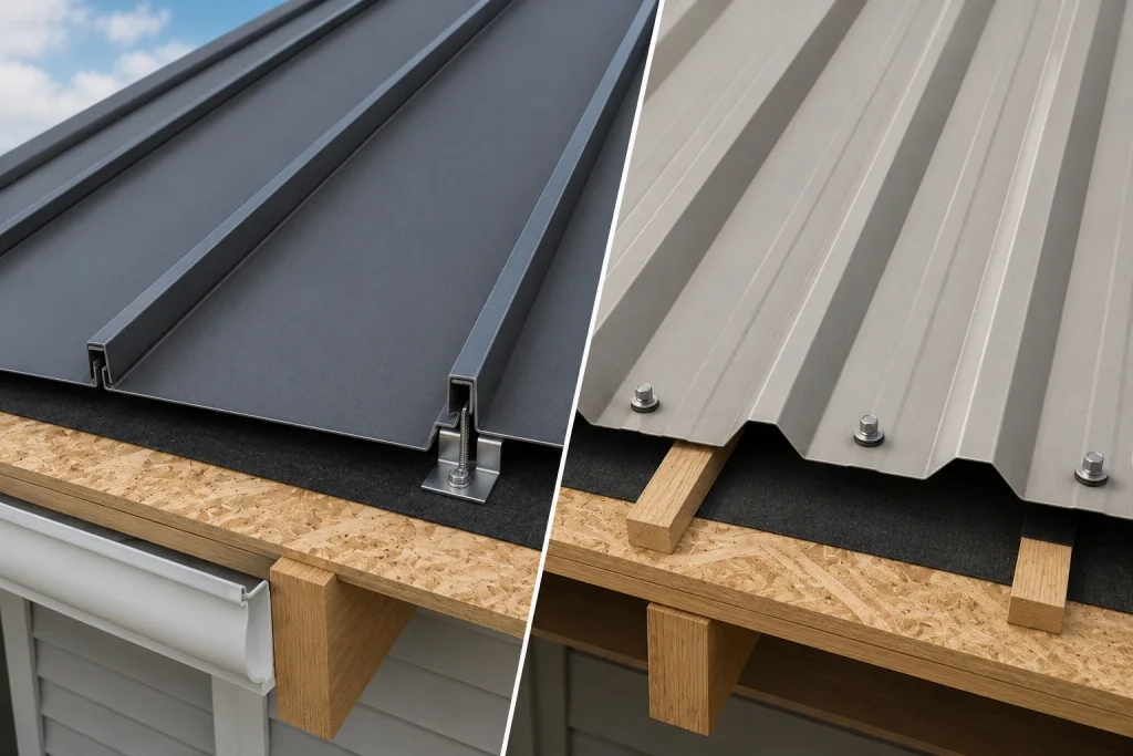 Residential 24-gauge and 26-gauge metal roofing panel systems