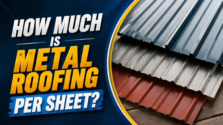 how much is metal roofing per sheet with screws flashing trim and underlayment