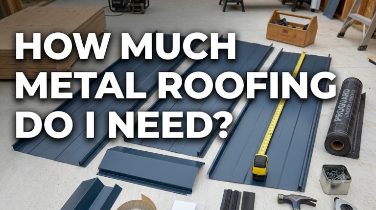 metal roofing materials needed for a complete roof system